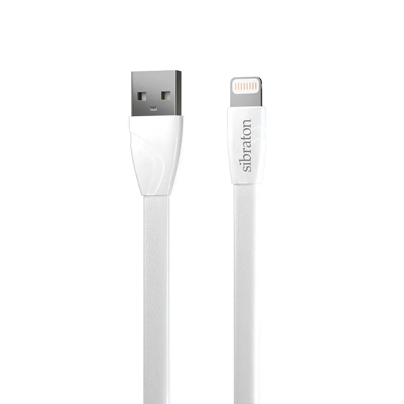 کابل شارژ USB به آیفون برند سیبراتون مدل S222i متراژ 120 سانتی متر